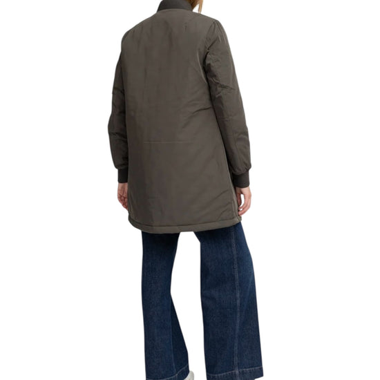 Giacca Bomber di media lunghezza Dark kaki ORIGINAL 104 LADIES DK BOMBERS ORIGINAL 