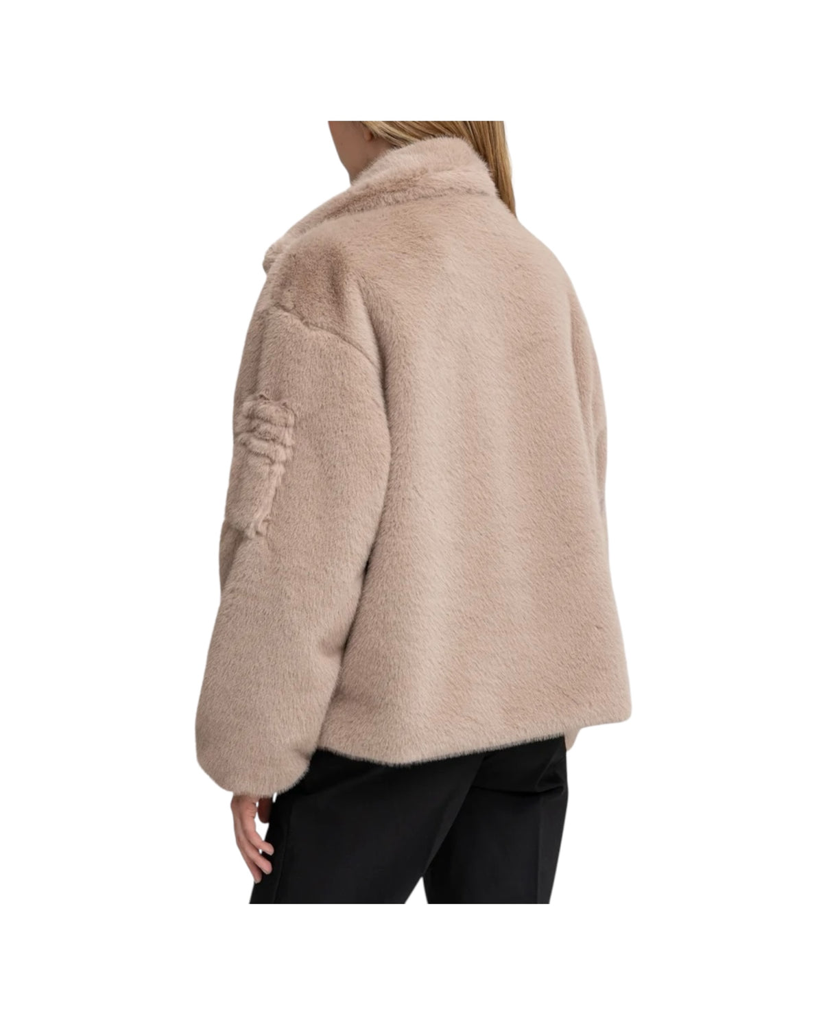 Giacca in ecopelliccia Taupe SORELLA LADIES TAU BOMBERS ORIGINAL 