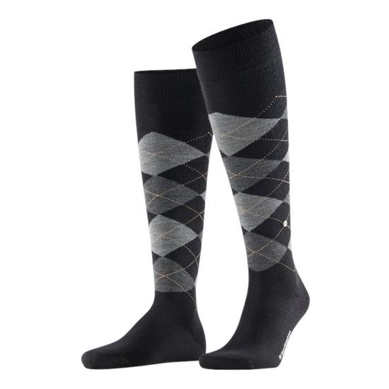Calzini Uomo Nero/Grigio EDINBURGH NERO GRIGIO Burlington 