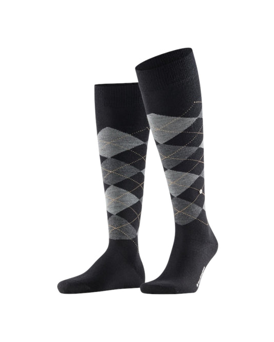 Calzini Uomo Nero/Grigio EDINBURGH NERO GRIGIO Burlington 