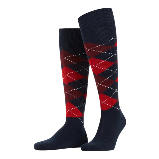Calzini Uomo Blu/Rosso PRESTON BLU ROSSO Burlington 