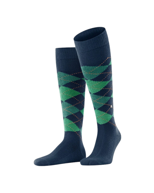 Calzini Uomo Blu/Verde PRESTON BLU VERDE Burlington 