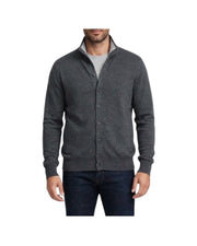 Cardigan in lana e cashmere Antracite