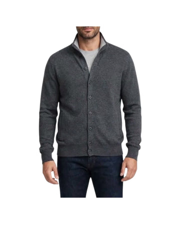 Cardigan in lana e cashmere Antracite 87017 ANTRACITE CAVALIERI MILANO 