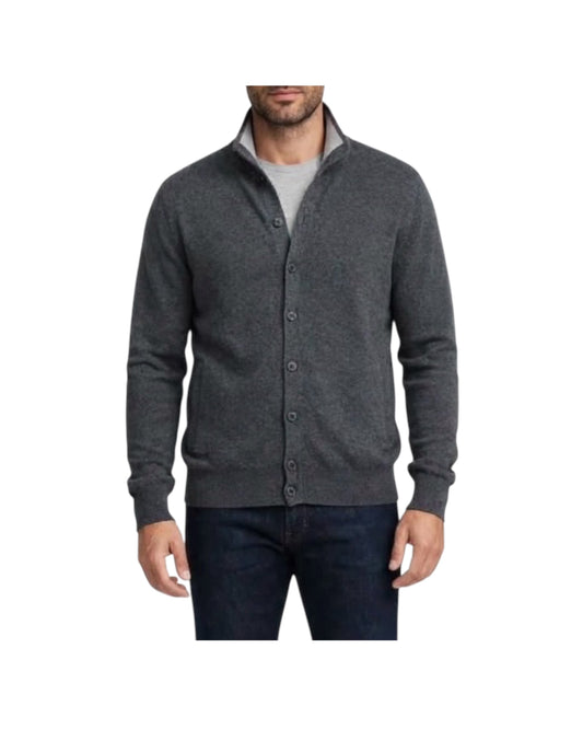 Cardigan in lana e cashmere Antracite 87017 ANTRACITE CAVALIERI MILANO 