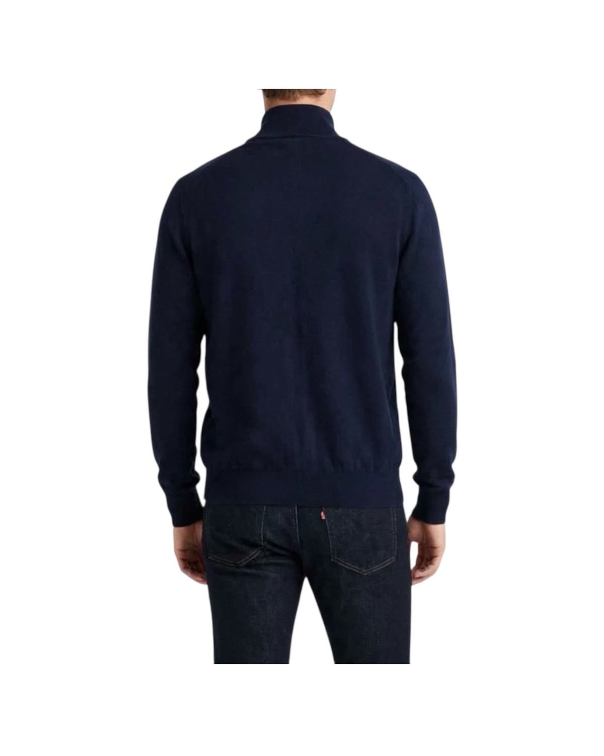 Cardigan in lana e cashmere Navy 87017 NAVY CAVALIERI MILANO 