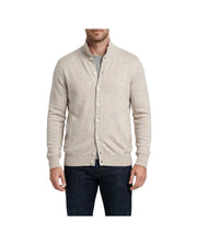 Cardigan in lana e cashmere Sabbia