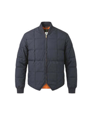 Piumino Down Jacket Lumberjack Waxed Dark blue