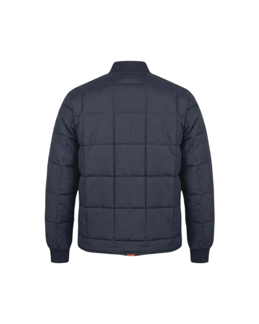 Piumino Down Jacket Lumberjack Waxed Dark blue DOWN JACKET LUMBERJACK WAXED DARK CHESAPEAKE'S 