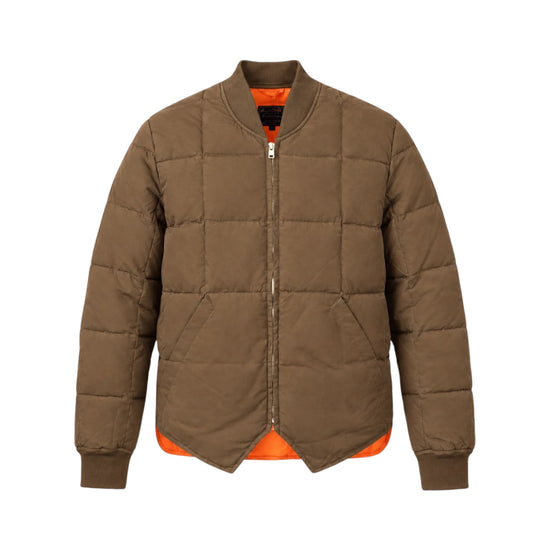 Piumino Down Jacket Lumberjack Waxed Kaki DOWN JACKET LUMBERJACK WAXED KHAKY CHESAPEAKE'S 