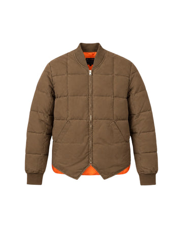 Piumino Down Jacket Lumberjack Waxed Kaki DOWN JACKET LUMBERJACK WAXED KHAKY CHESAPEAKE'S 