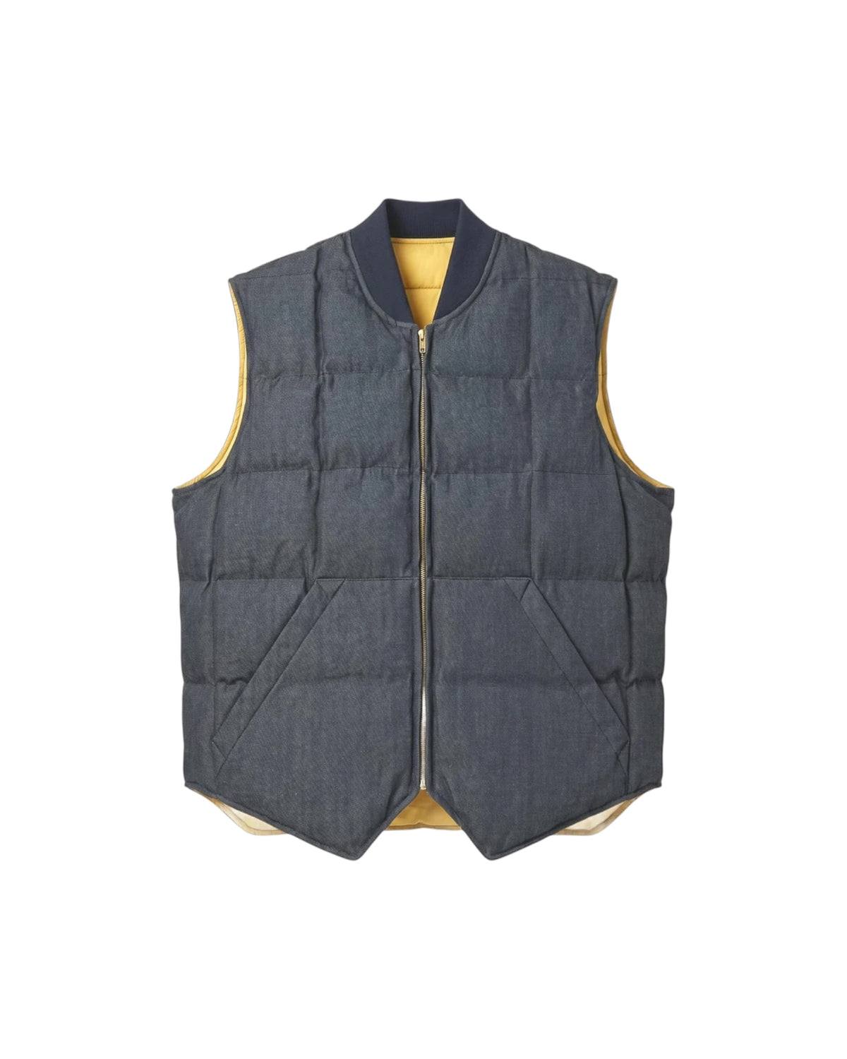 Gilet Seattle Down Reversible Denim DOWN VEST SEATTLE REVERSIBLE DENIM DENIM CHESAPEAKE'S 
