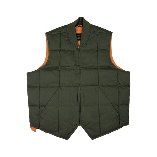 Gilet Seattle Down Waxed Army DOWN VEST SEATTLE WAXED ARMY CHESAPEAKE'S 