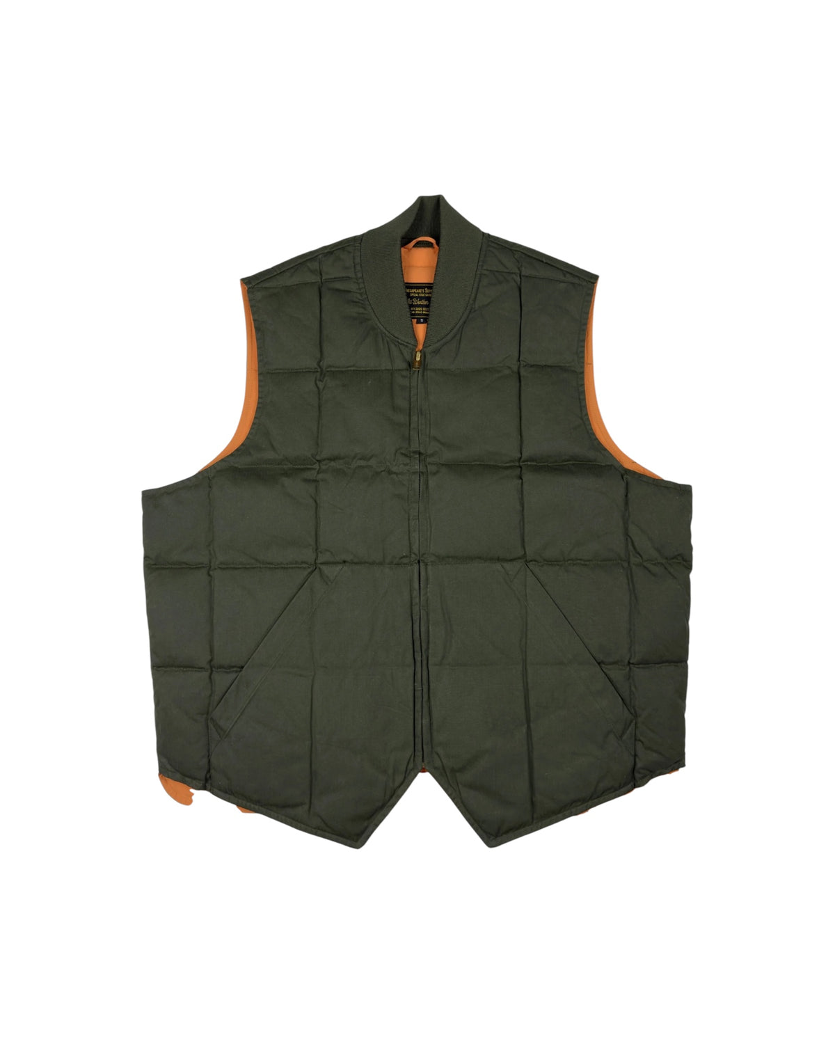 Gilet Seattle Down Waxed Army DOWN VEST SEATTLE WAXED ARMY CHESAPEAKE'S 