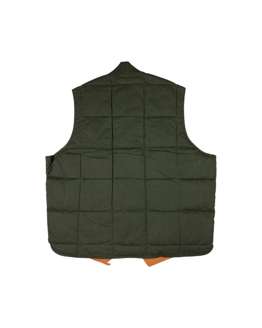 Gilet Seattle Down Waxed Army DOWN VEST SEATTLE WAXED ARMY CHESAPEAKE'S 