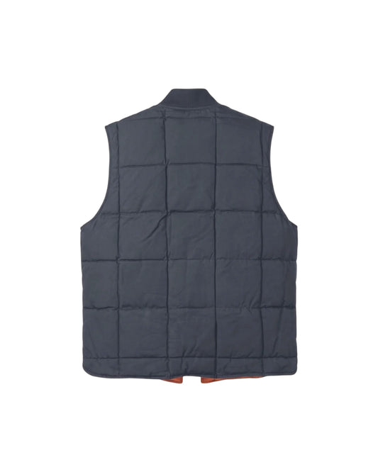 Gilet Seattle Down Waxed Dark Blue DOWN VEST SEATTLE WAXED DARK CHESAPEAKE'S 