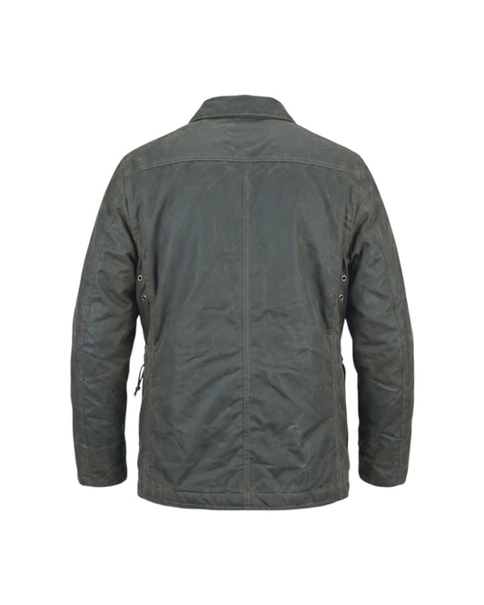 Giacca Fireman Waxed Archive green FIREMAN JUNGLE BEDFORD WAXED COTTON ARCHIVE GREEN CHESAPEAKE'S 