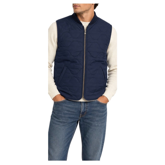 Gilet reversibile Onion Liner Seawolf Navy ONION LINER VEST SEAWOLF DOUBLE FACE NAVY CHESAPEAKE'S 