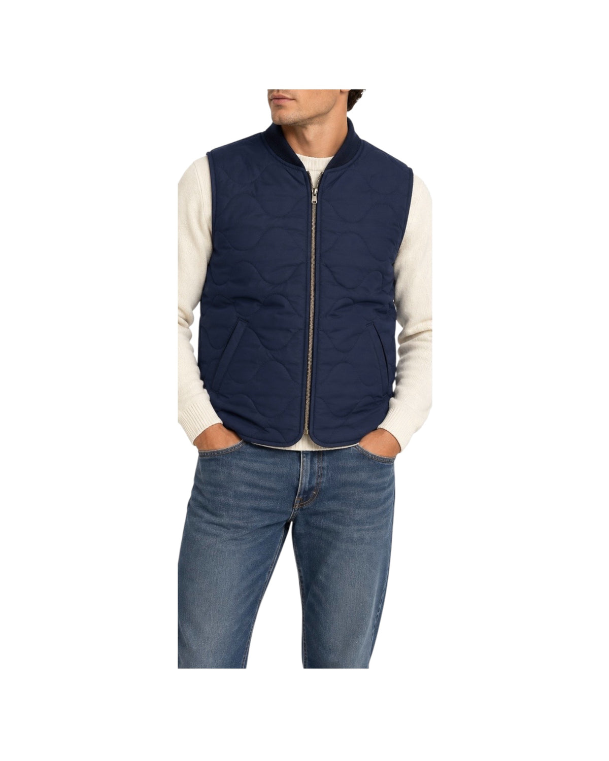 Gilet reversibile Onion Liner Seawolf Navy ONION LINER VEST SEAWOLF DOUBLE FACE NAVY CHESAPEAKE'S 