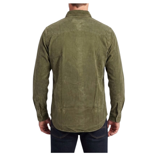 Camicia Western in velluto Military WESTERN VELVET SHIRT FLAGSTAFF MILITARY CHESAPEAKE'S 