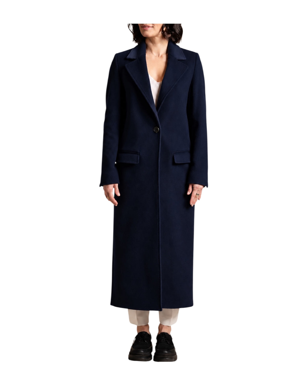 Cappotto Monopetto Blu EOS BLU CHIARULLI 