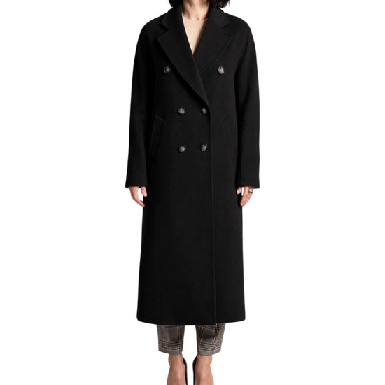 Cappotto Doppiopetto Nero MIRNA NERO CHIARULLI 