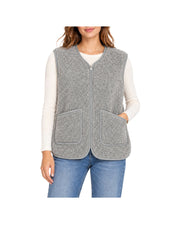 Gilet Teddy Pearl Grey