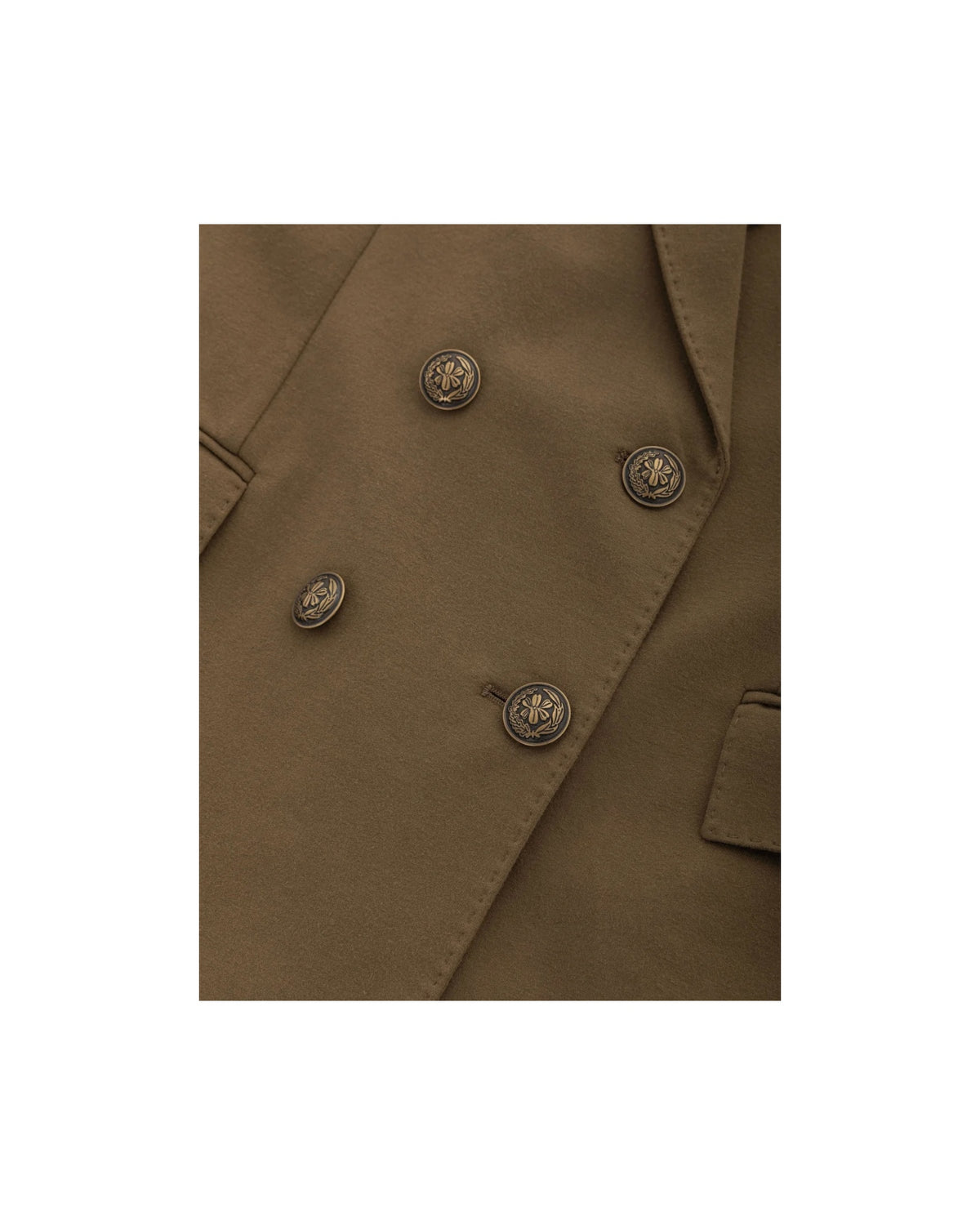 Giacca Doppiopetto tessuto felpa Green Tea FD4049 1480 CIRCOLO 1901 