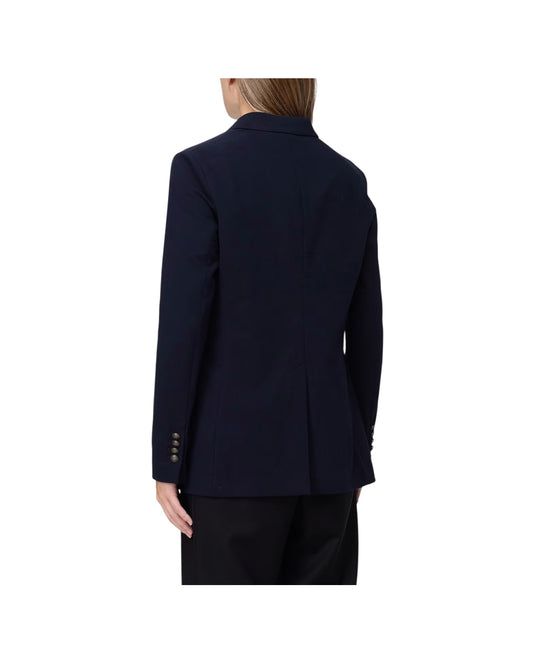 Giacca doppiopetto in felpa Blu notte FD4049 851 CIRCOLO 1901 