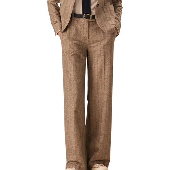 Pantalone Herringbone tessuto felpa FD4110 CANTE CIRCOLO 1901 