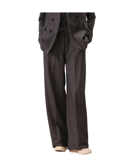 Pantalone Gessato tessuto felpa Blu FD4128 DABLU CIRCOLO 1901 