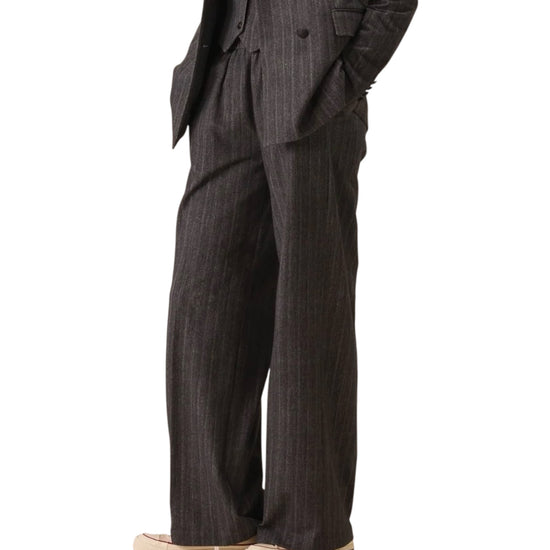 Pantalone Gessato tessuto felpa Blu FD4128 DABLU CIRCOLO 1901 