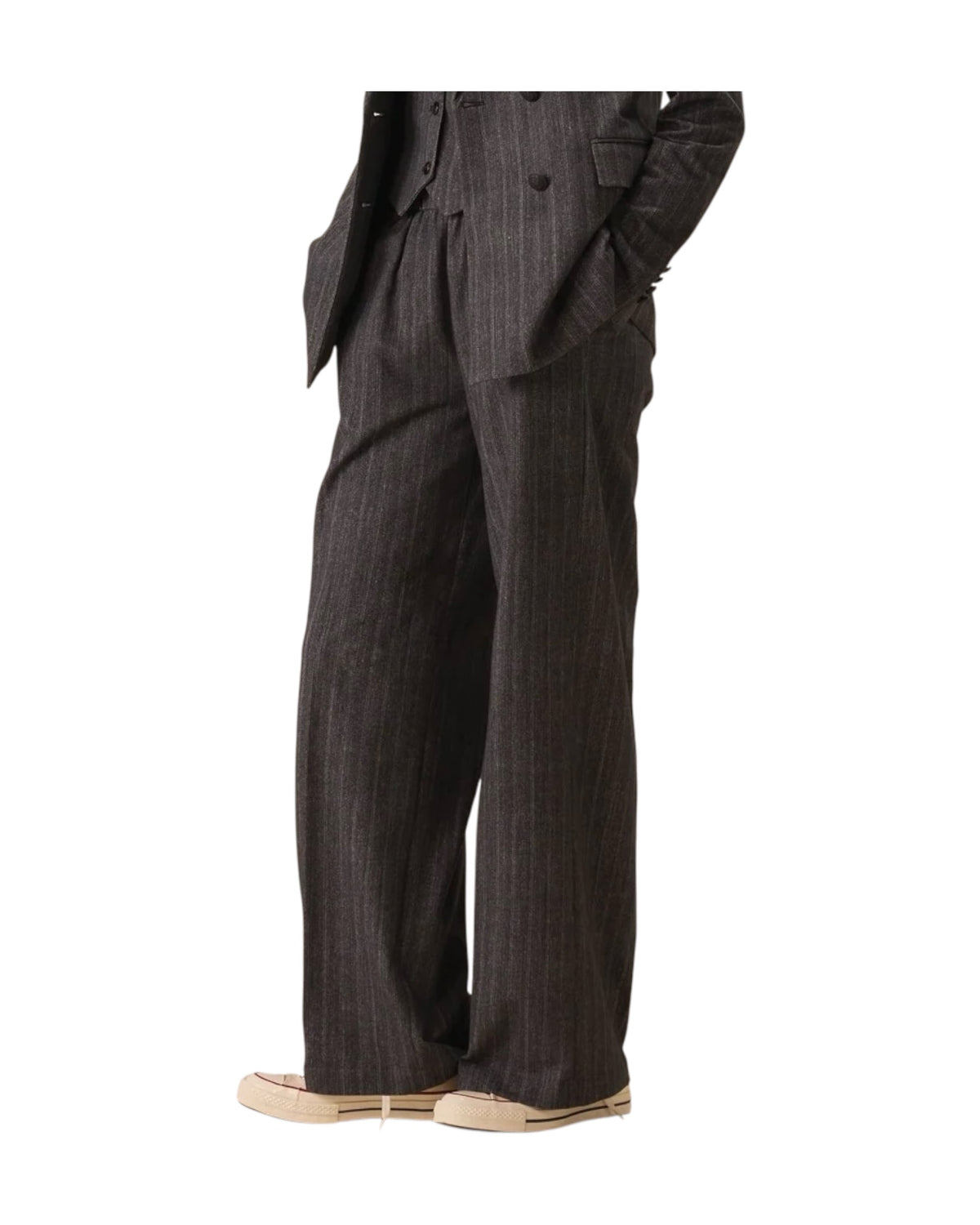 Pantalone Gessato tessuto felpa Blu FD4128 DABLU CIRCOLO 1901 