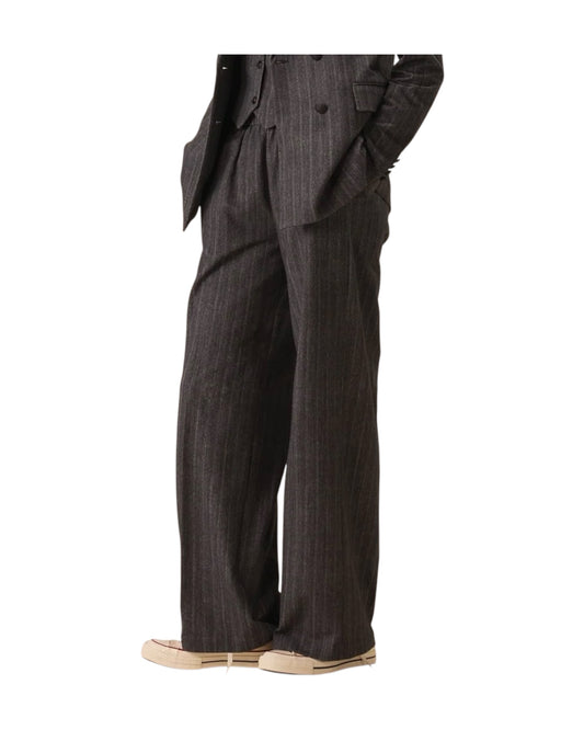 Pantalone Gessato tessuto felpa Blu FD4128 DABLU CIRCOLO 1901 