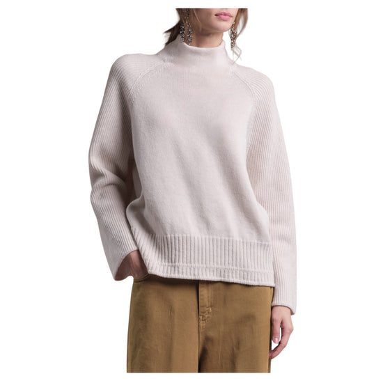 Maglia collo cratere Flanella M12 101 FLANELLA FLOOR 