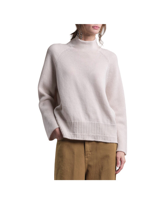 Maglia collo cratere Flanella M12 101 FLANELLA FLOOR 