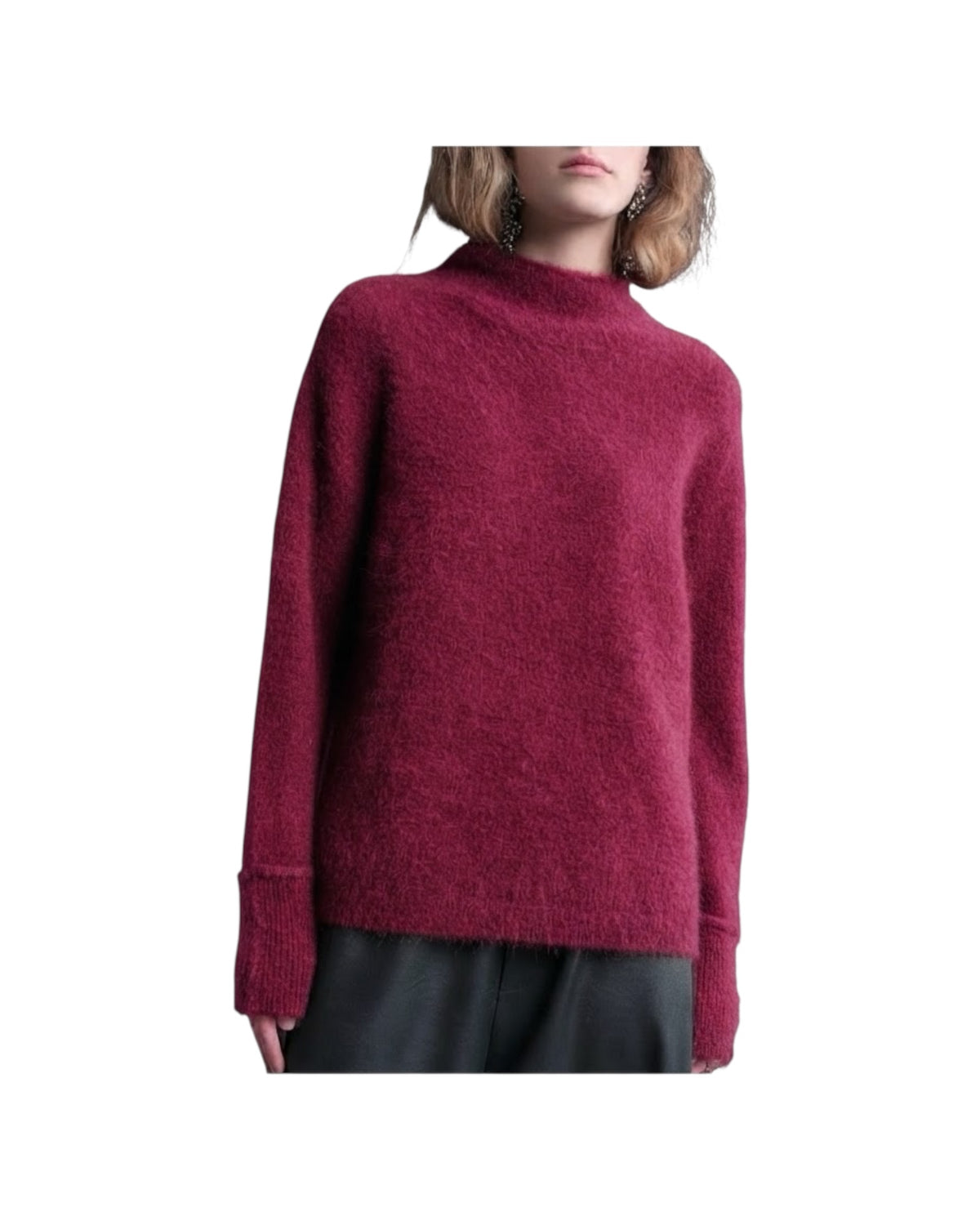 Maglione in alpaca Melograno M72 129 MELOGRANO FLOOR 