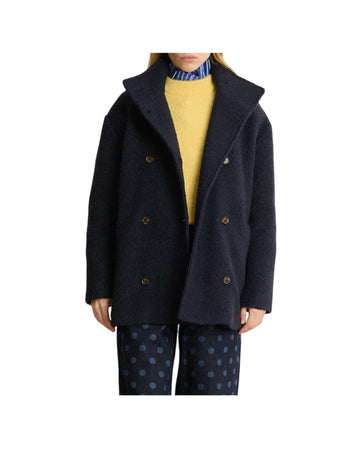 Cappotto corto in sherpa Navy MANTEAU DUSTIN NAVY GARANCE PARIS 