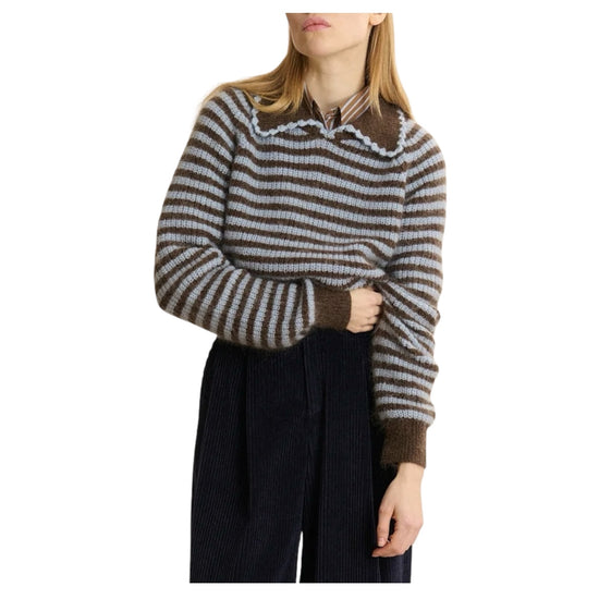 Maglione motivo a righe Blu PULL DOLORES BLUE GARANCE PARIS 