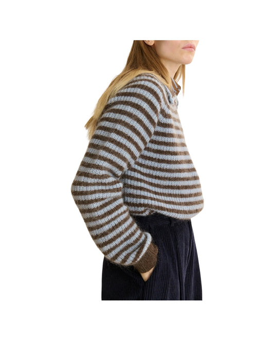 Maglione motivo a righe Blu PULL DOLORES BLUE GARANCE PARIS 