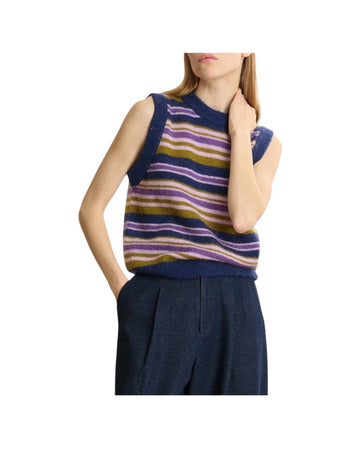 Gilet in maglia Violet PULL DOUG VIOLET GARANCE PARIS 