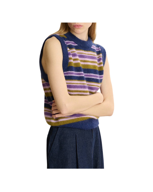 Gilet in maglia Violet PULL DOUG VIOLET GARANCE PARIS 