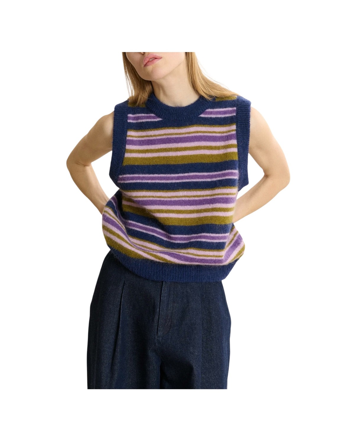 Gilet in maglia Violet PULL DOUG VIOLET GARANCE PARIS 
