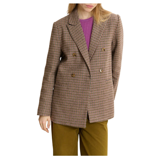 Blazer a quadri misto lana Violet VESTE TRESSE VIOLET GARANCE PARIS 