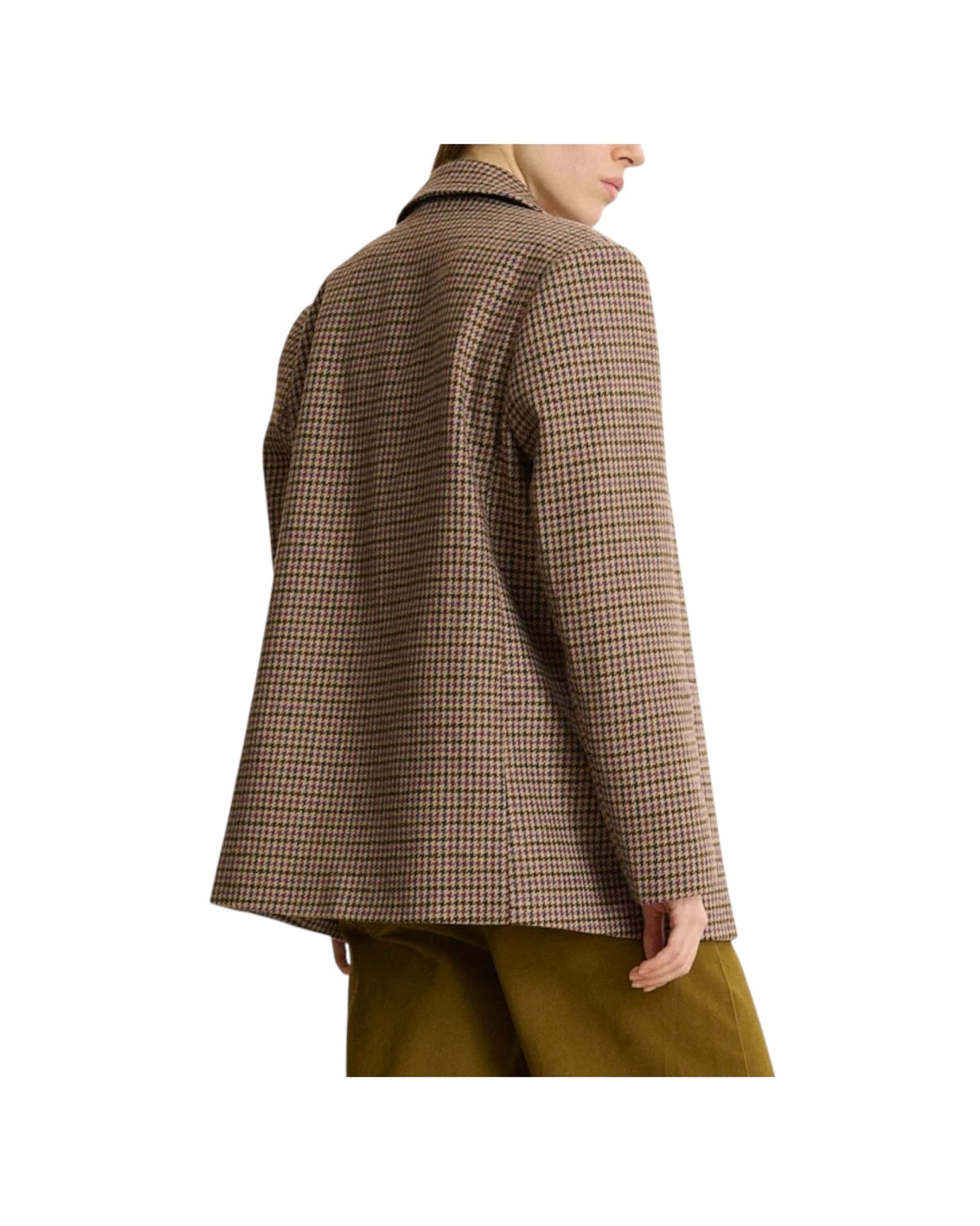 Blazer a quadri misto lana Violet VESTE TRESSE VIOLET GARANCE PARIS 