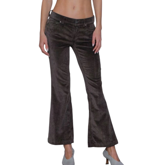Pantalone zampetta in velluto Glacè BELLONA 9 GLACE GOD SAVE DENIM 
