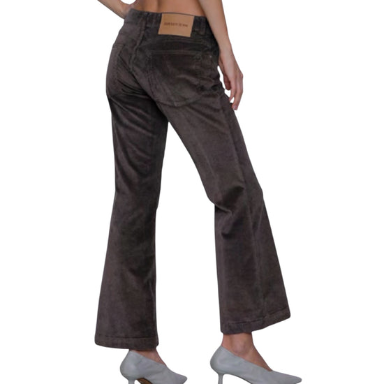 Pantalone zampetta in velluto Glacè BELLONA 9 GLACE GOD SAVE DENIM 
