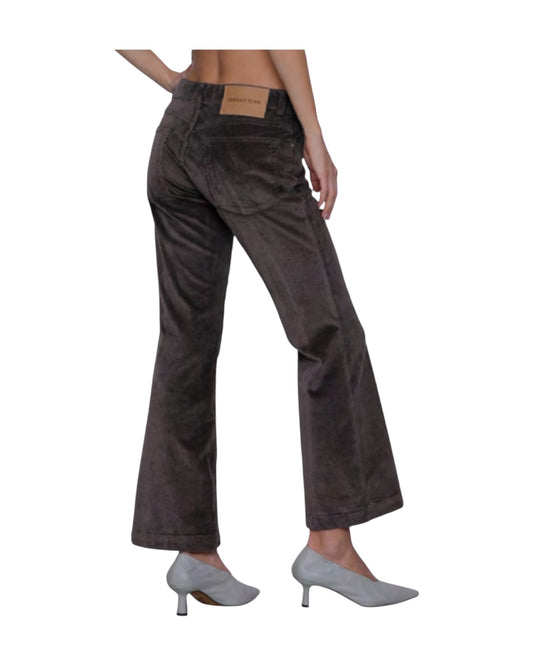 Pantalone zampetta in velluto Glacè BELLONA 9 GLACE GOD SAVE DENIM 