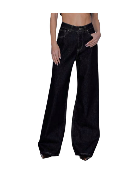 Jeans Palazzo Blu denim SELENE 16 BLU DENIM GOD SAVE DENIM 