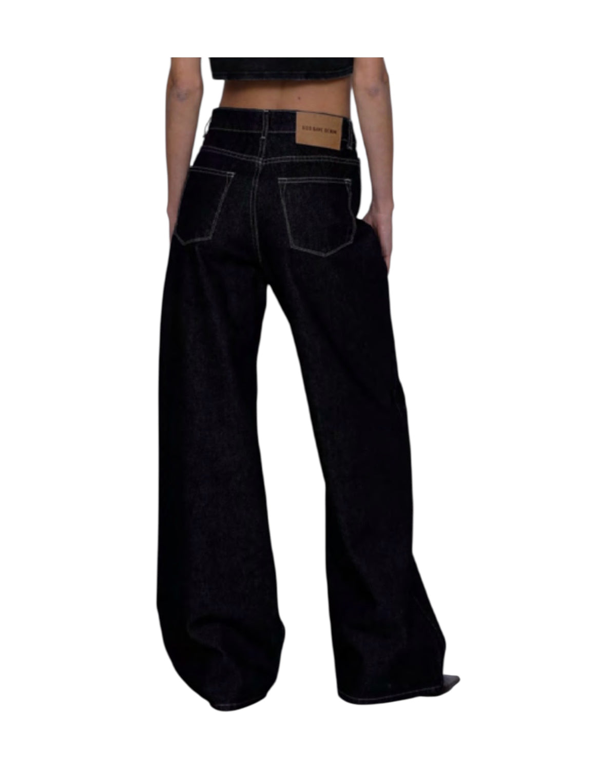 Jeans Palazzo Blu denim SELENE 16 BLU DENIM GOD SAVE DENIM 